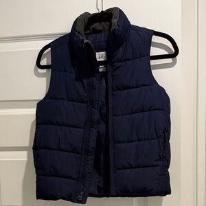 GAP Dark Blue Quilted Vest